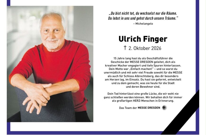 Nachruf auf Ulrich Finger
