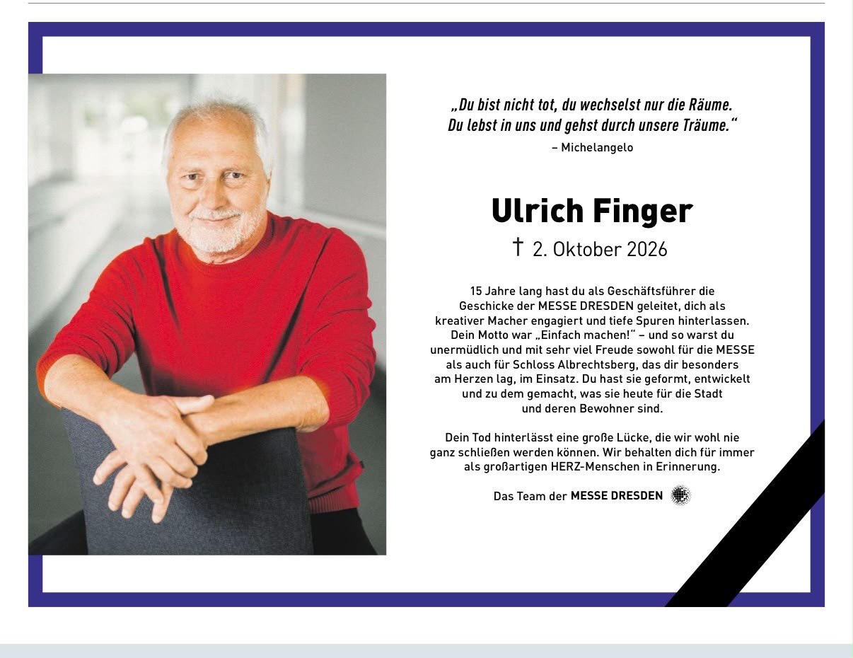Du betrachtest gerade Nachruf auf Ulrich Finger